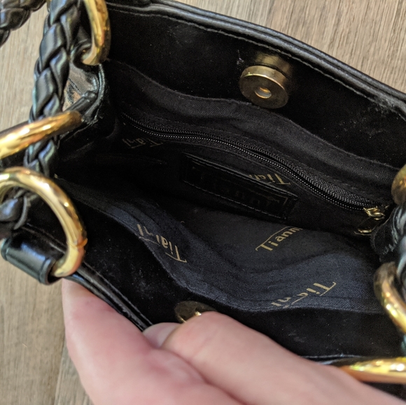 NWOT Tianni Faux Fur Fuzzy Leopard Print Bucket Bag small - Picture 6 of 7